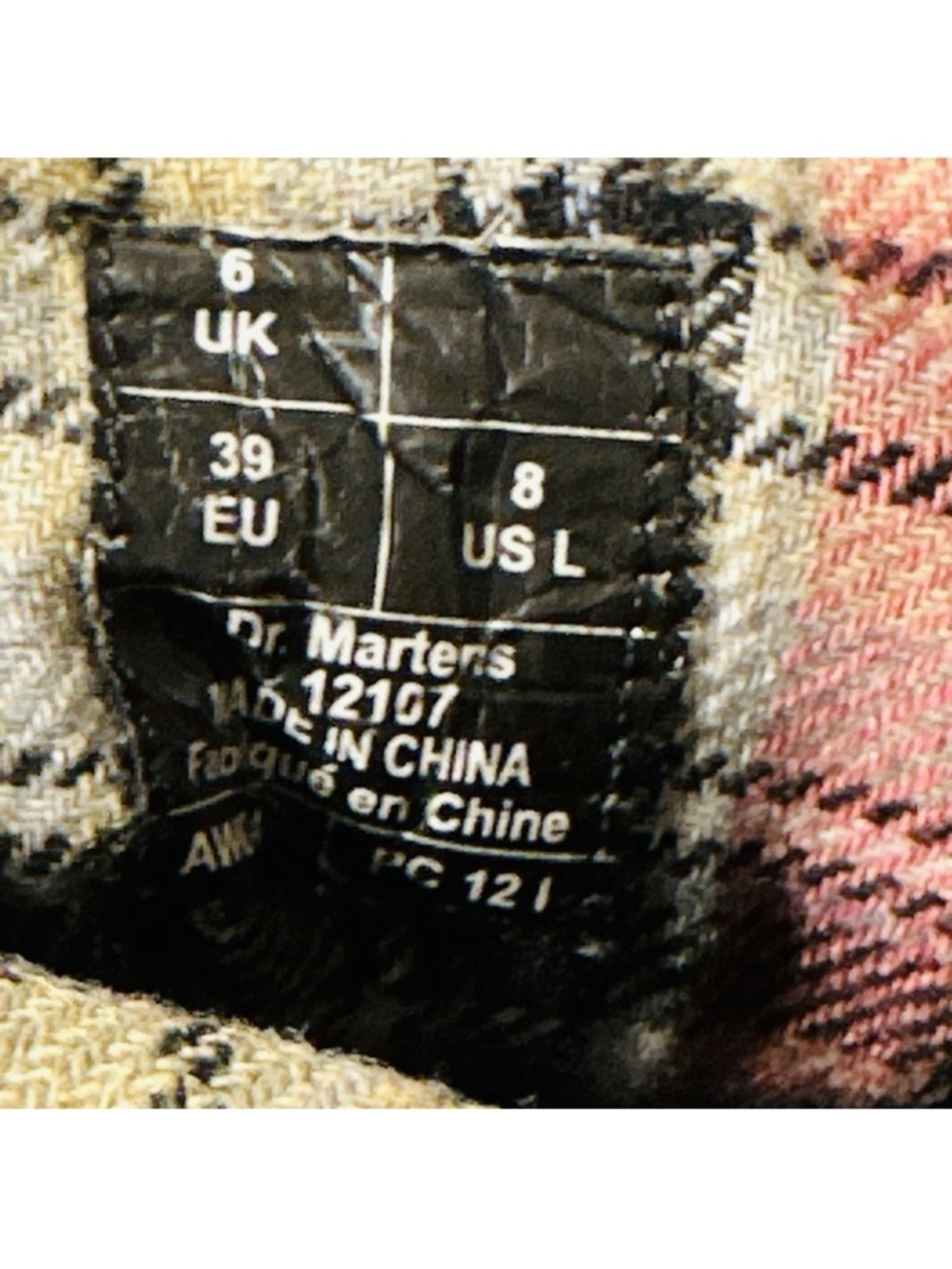 RARE Dr Martens Triumph 12107 Women US 8 EUR 39 grey black Moto Rolldown ribbon - Picture 9 of 11